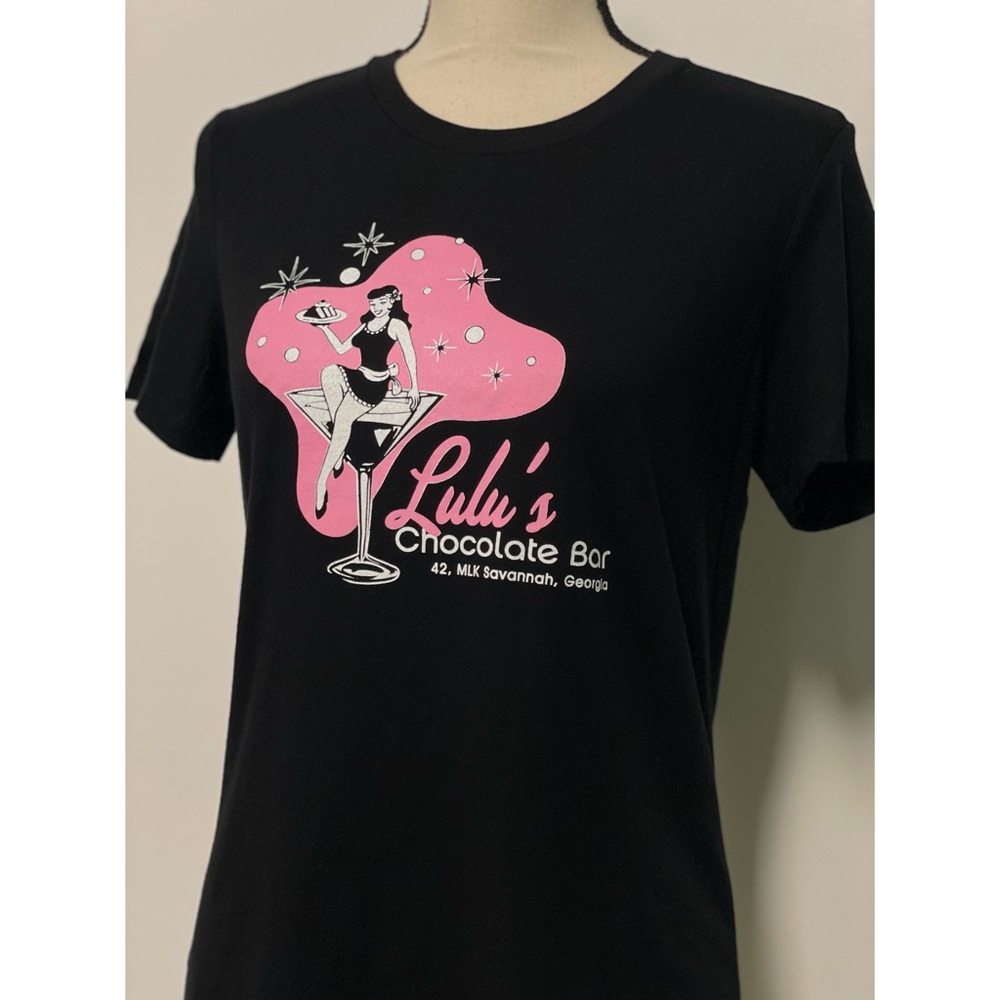 Bella + Canvas Airlume Jersey Graphic Short Sleeve T-Shirt Black Size XL - Picture 2 of 4